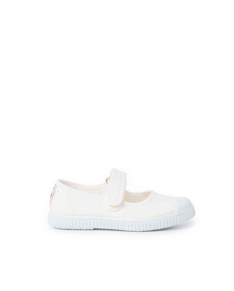 

Холст для девочки Мэри Джейн с резиновым мыском Pisamonas, белый