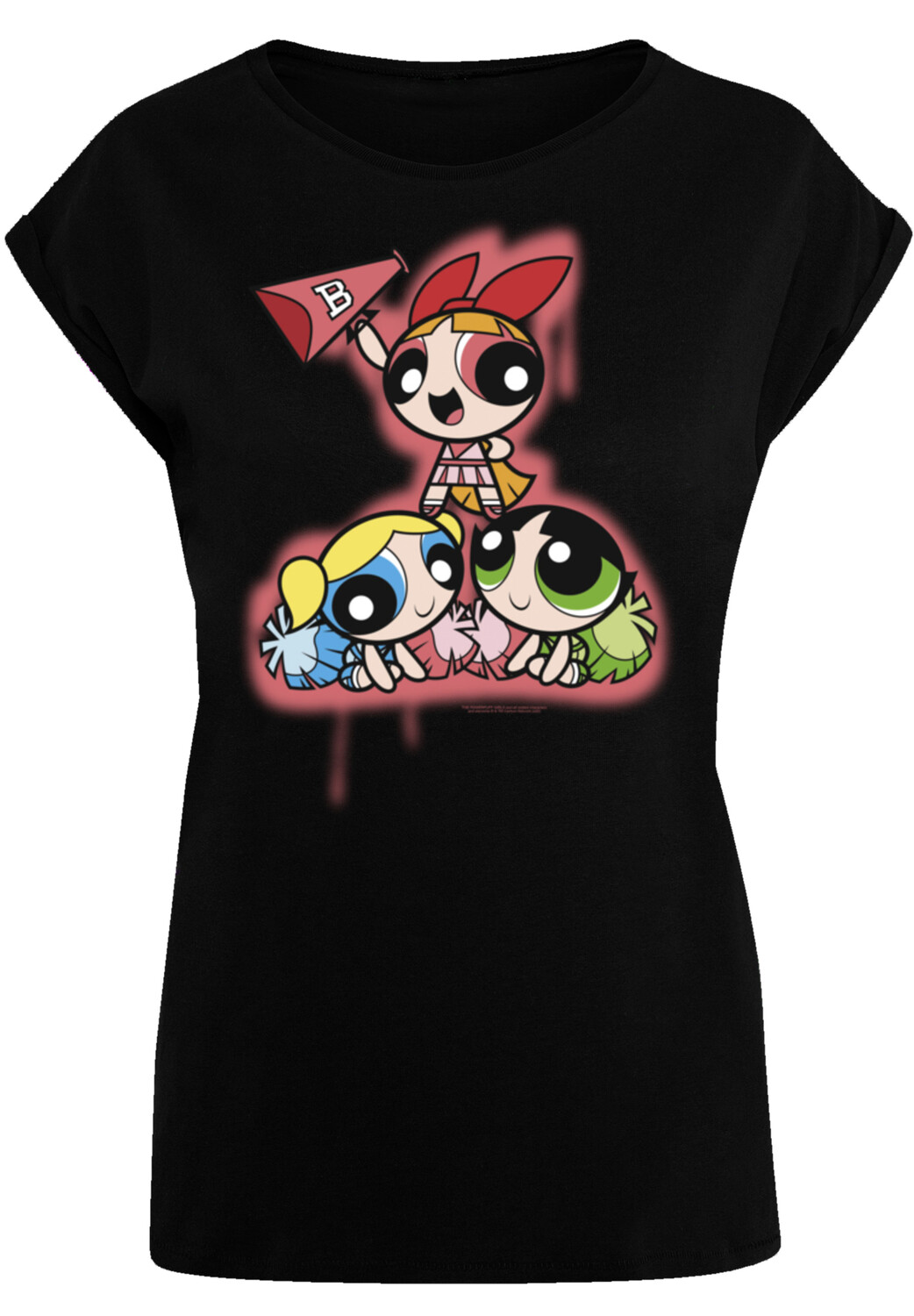

Футболка F4NT4STIC Powerpuff Girls Cheerleaders, черный