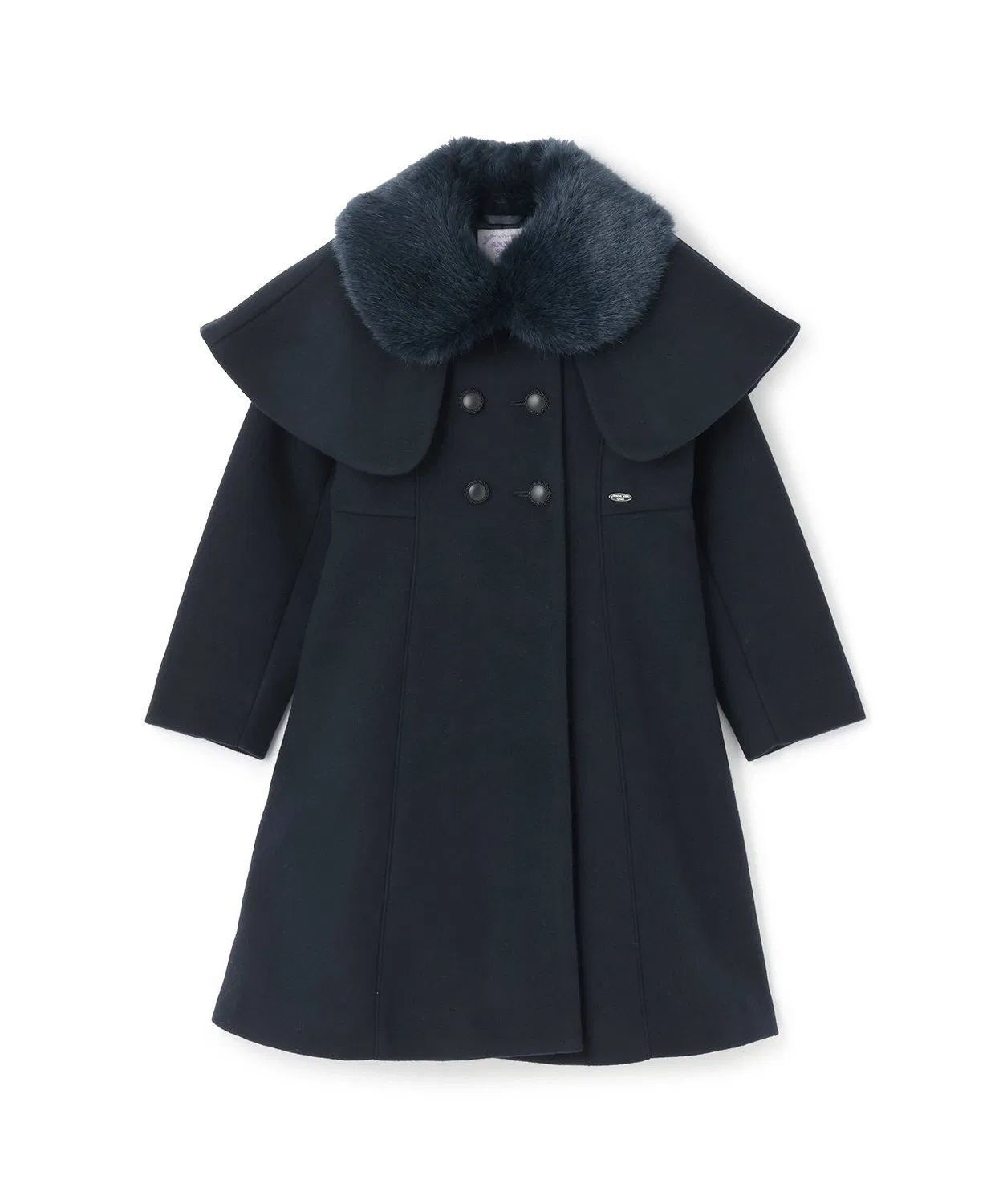Детское пальто-дафлкот ANNA SUI mini, 3WAY, синий