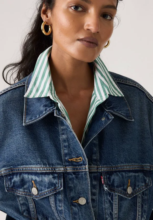 Джинсовая куртка дальнобойщика 90-х Levi'S, Blue Denim — фото 4