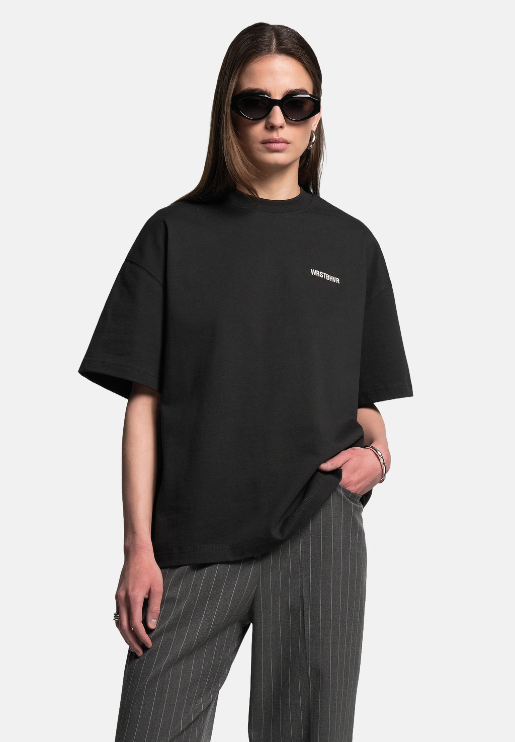 

Базовая футболка DEJO T-SHIRT WRSTBHVR, черный