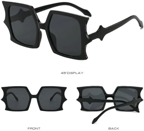 

Солнцезащитные очки большого квадратного размера 2026 года для женщин, винтажные классические солнцезащитные очки для женщин, очки в крупной оправе MTZJH, C2demigray