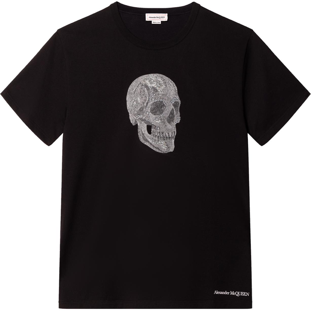 

Alexander McQueen Футболка мужская черная