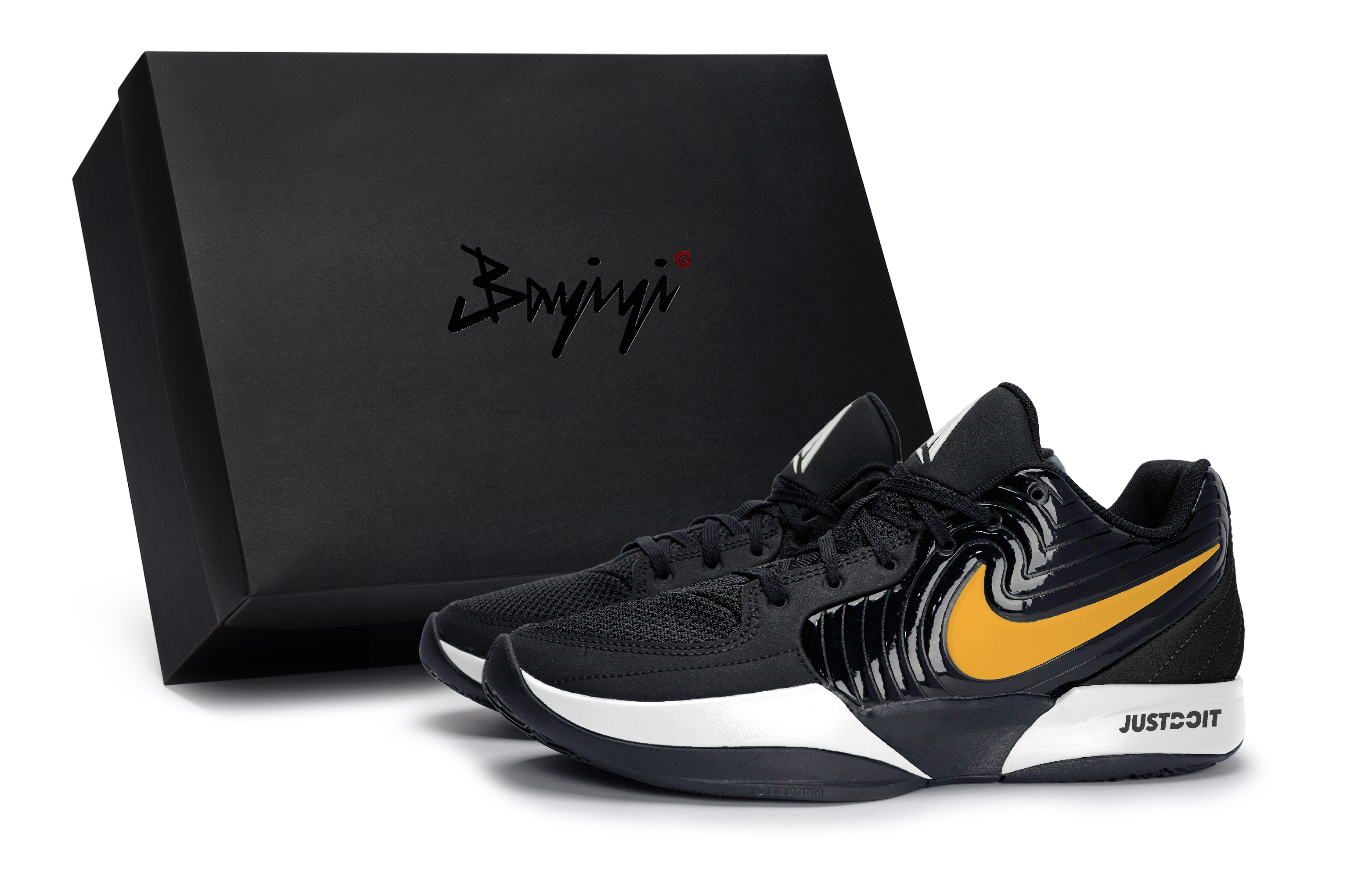 

Nike Баскетбольные кроссовки Ja Morant 2 мужские, низкие, белые/желтые