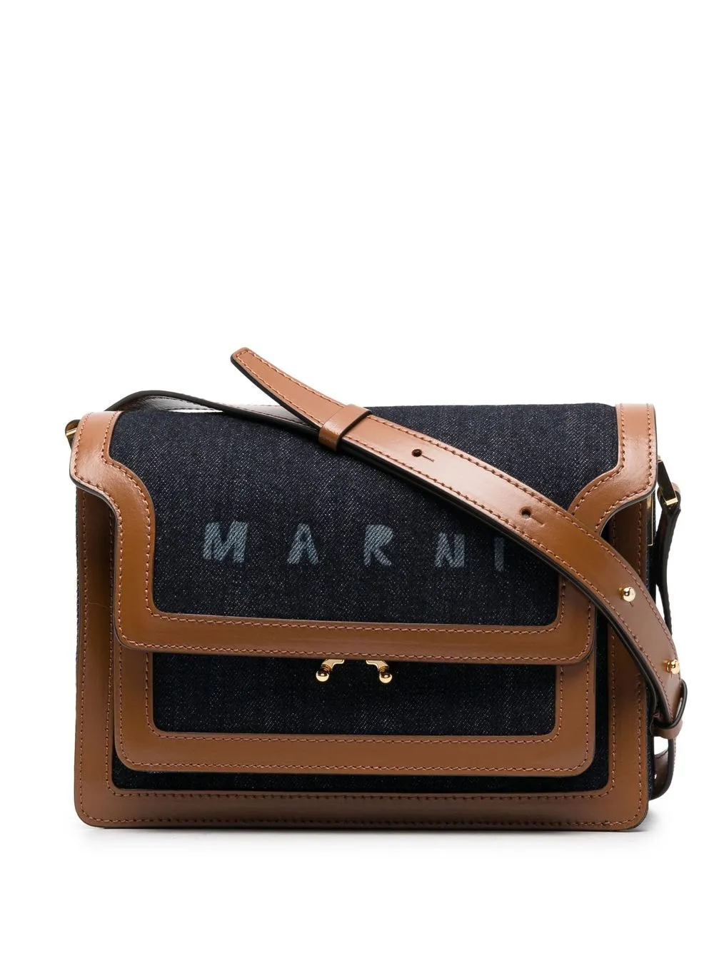 

Сумка через плечо Trunk Marni, синий