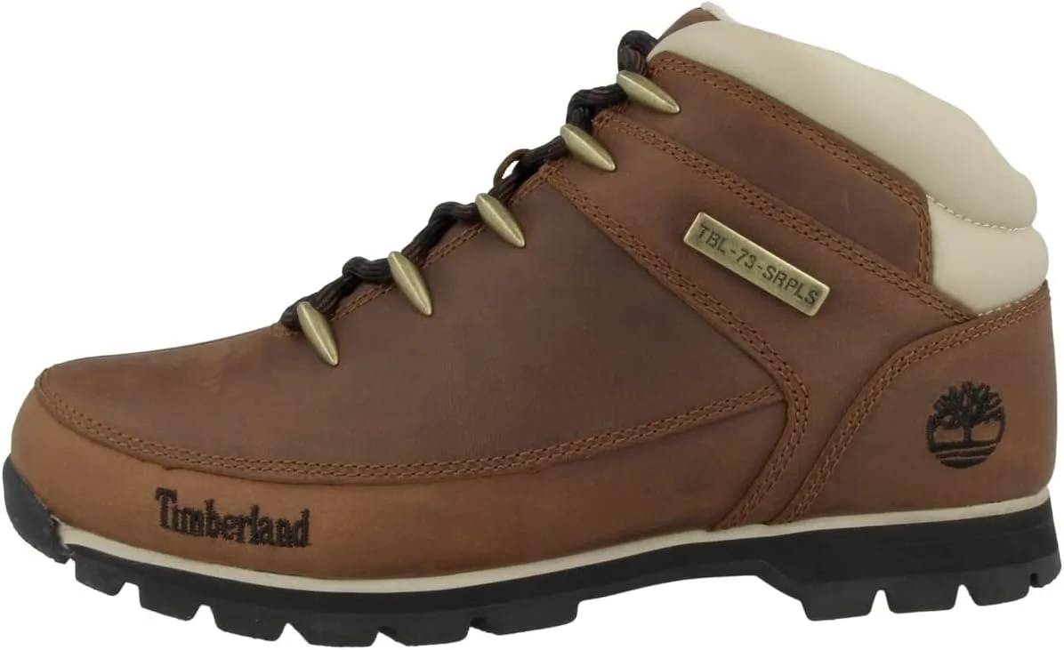 Мужские ботинки Timberland Euro Sprint Mid Hiker со шнуровкой, коричневый