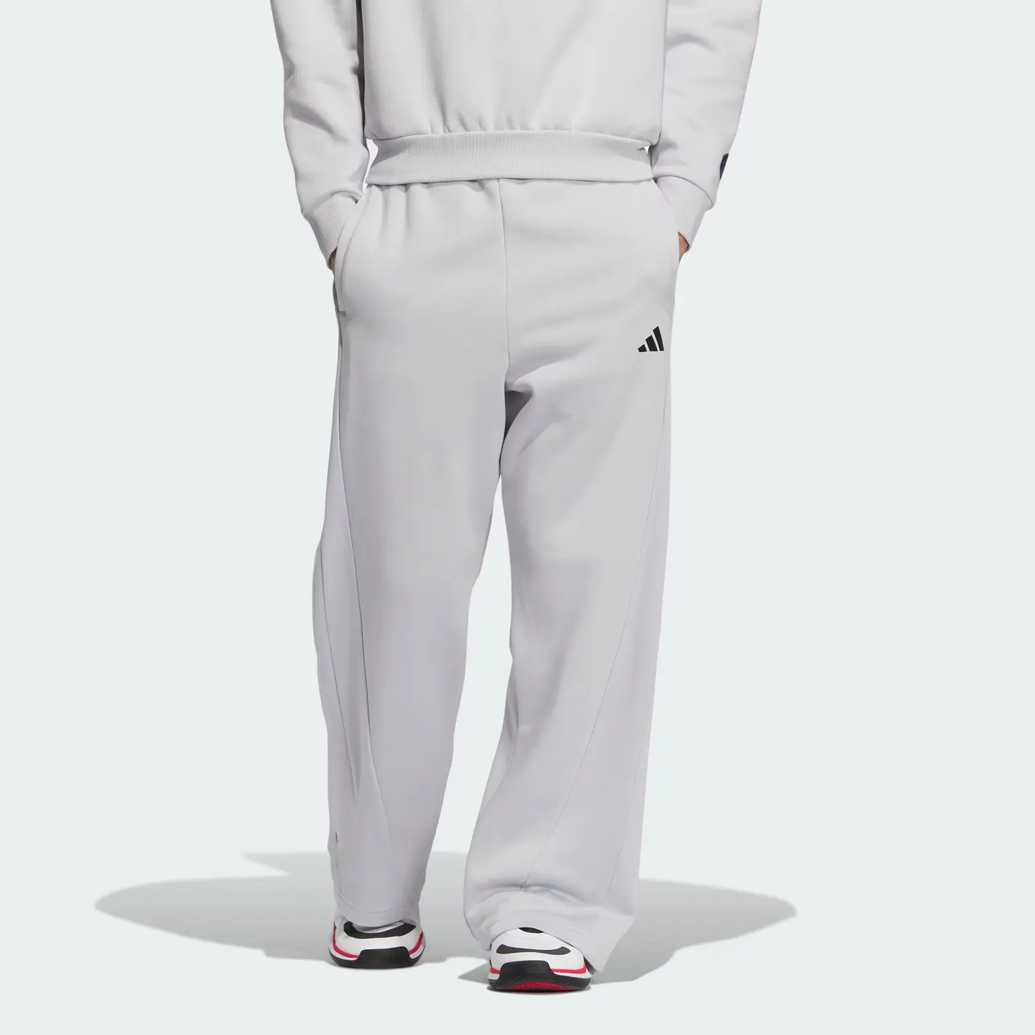 Спортивные брюки мужские pure gray Adidas, серый — фото 4