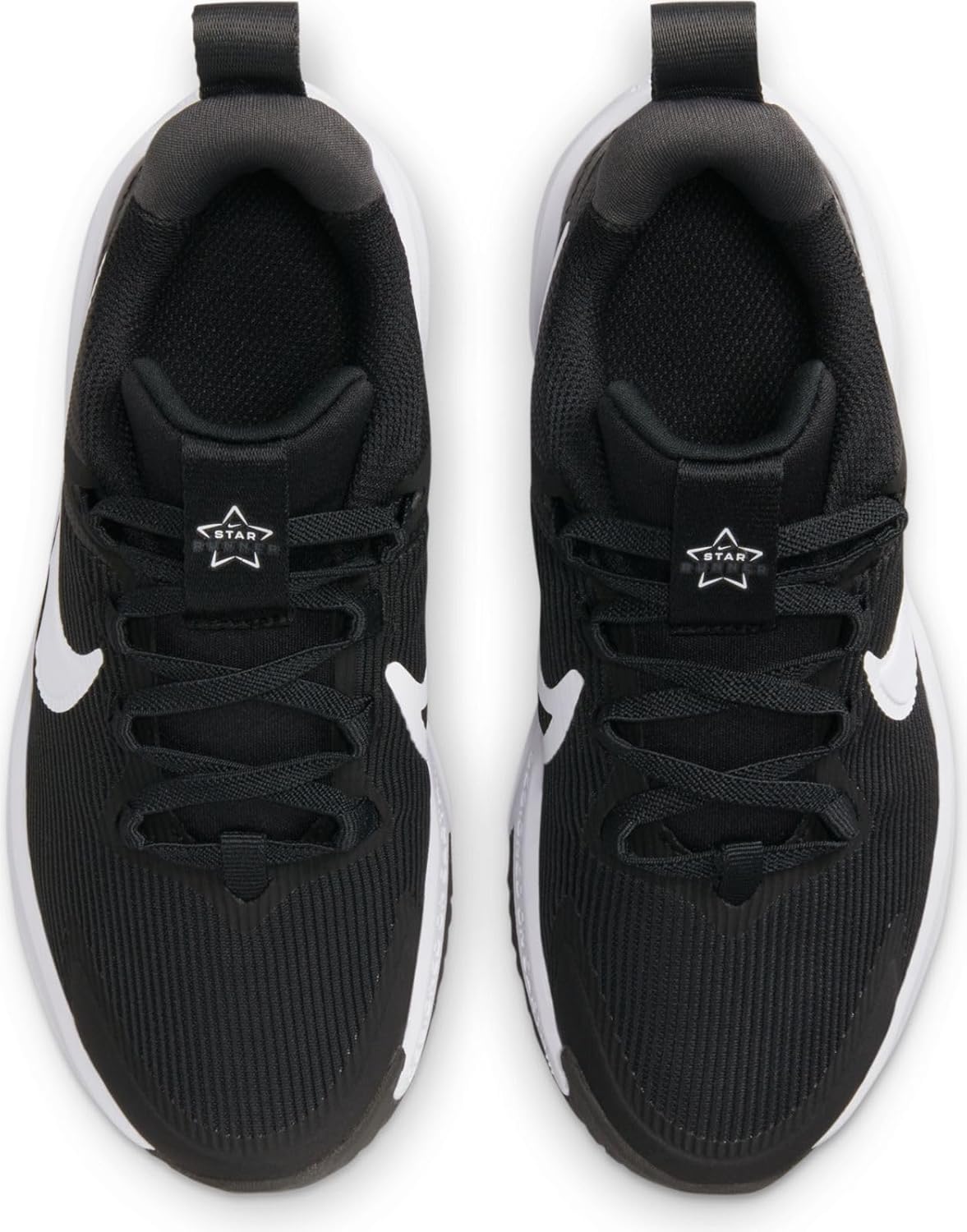 Детские кроссовки Nike Star Runner Unisex-Child 4 Nn (Gs), белый/черный — фото 3