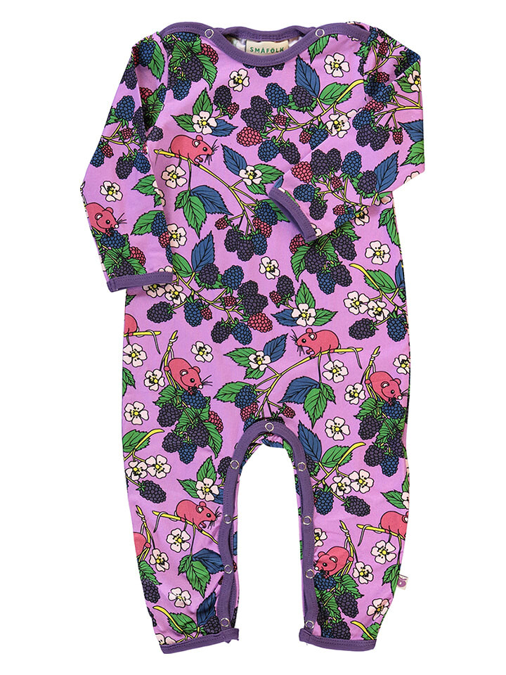 

Комбинезон Småfolk Overall Brombeeren, цвет Lila/Bunt