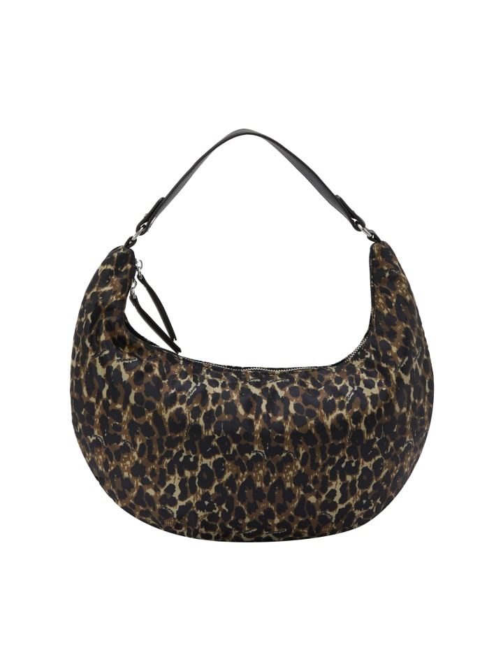 

Наплечная сумка faina, цвет dark brown leo