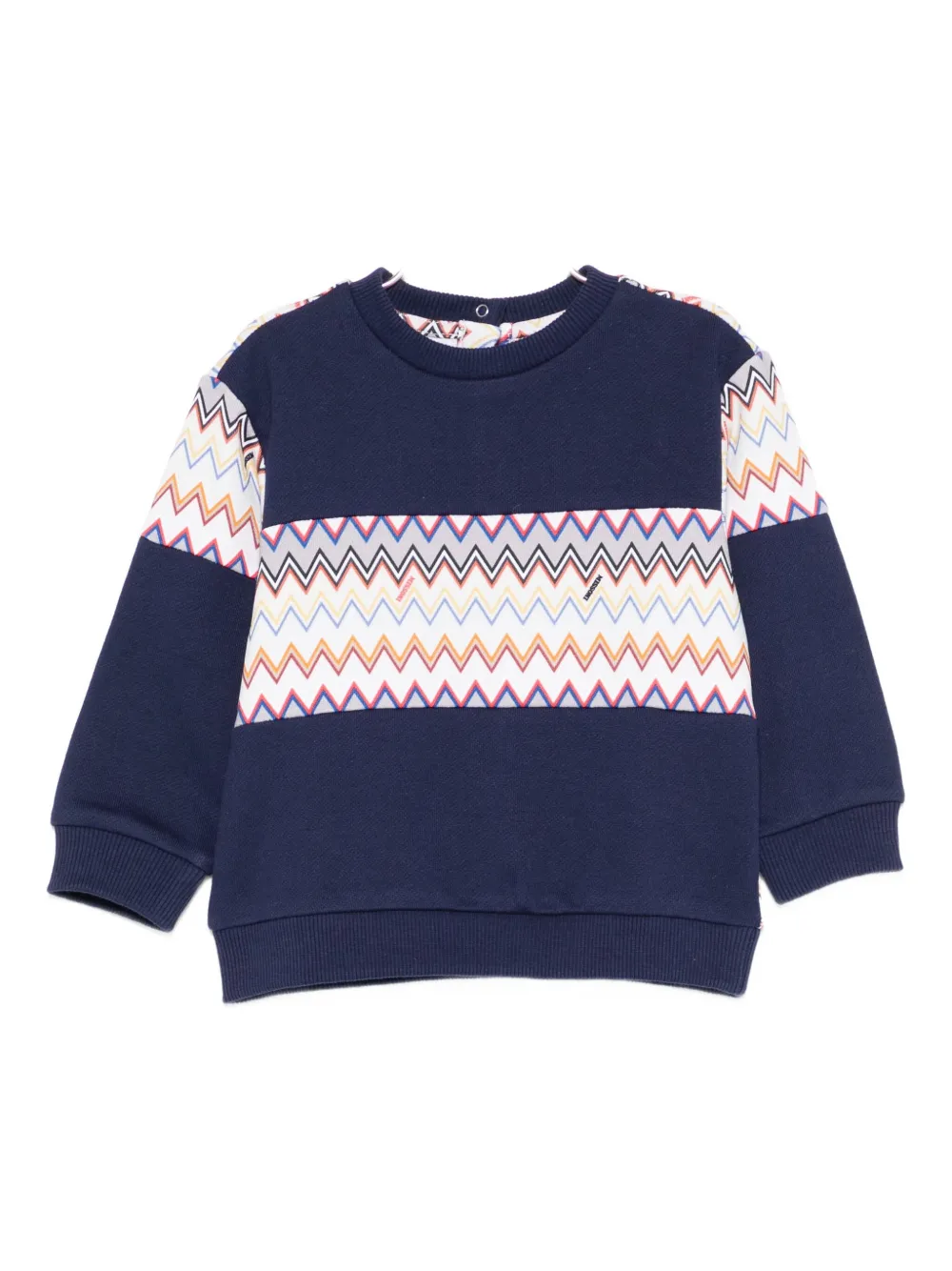 

Свитшот с принтом Missoni Kids, синий