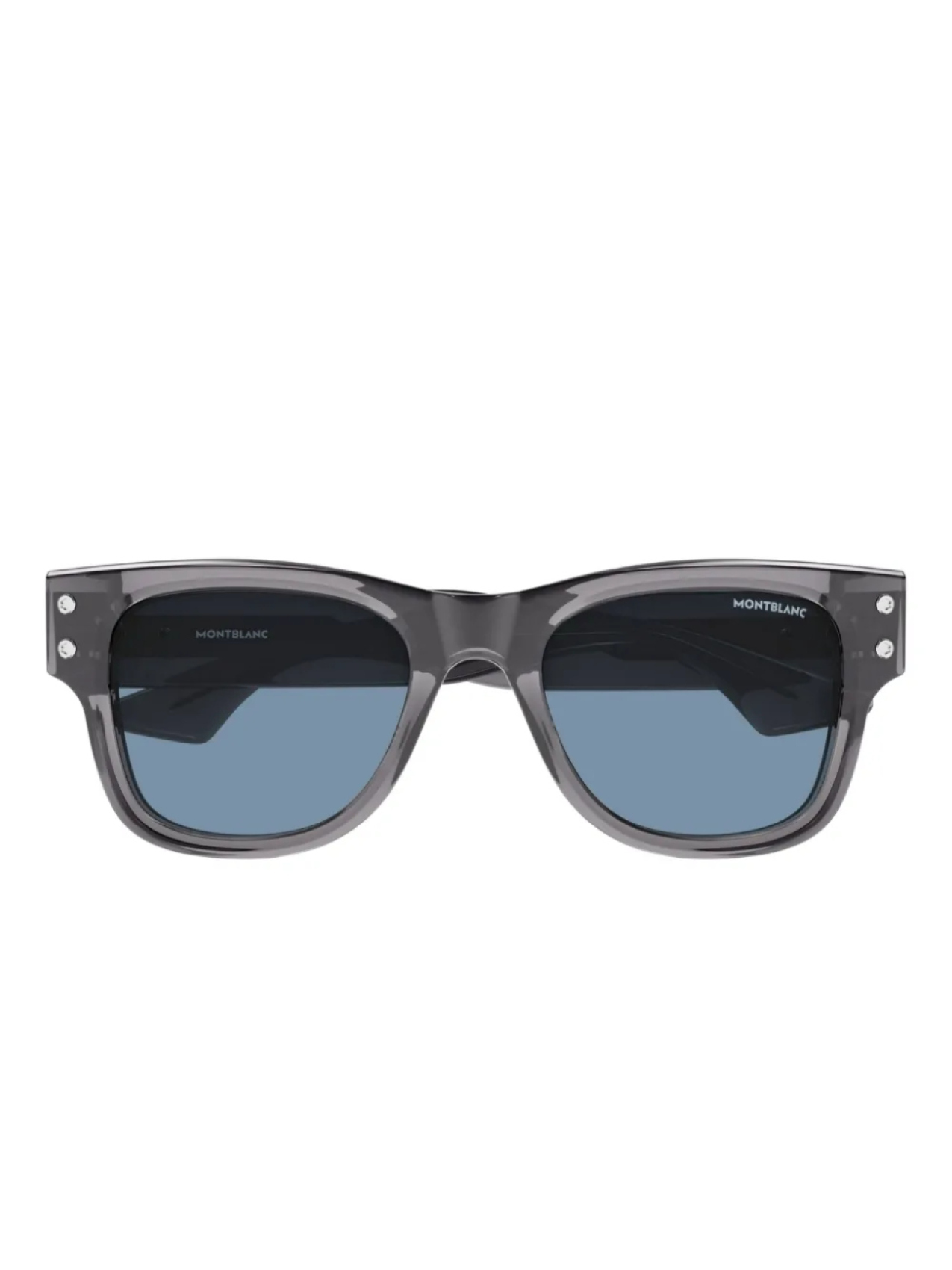 

Солнцезащитные очки в квадратной оправе MONT BLANC EYEWEAR, серый