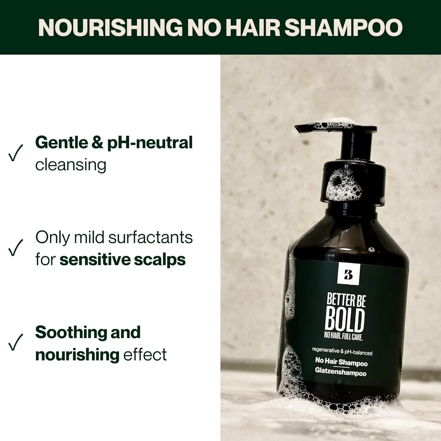 Шампунь для лысых «Bald Shampoo No Hair» от BETTER BE BOLD Better Be Bold — фото 3