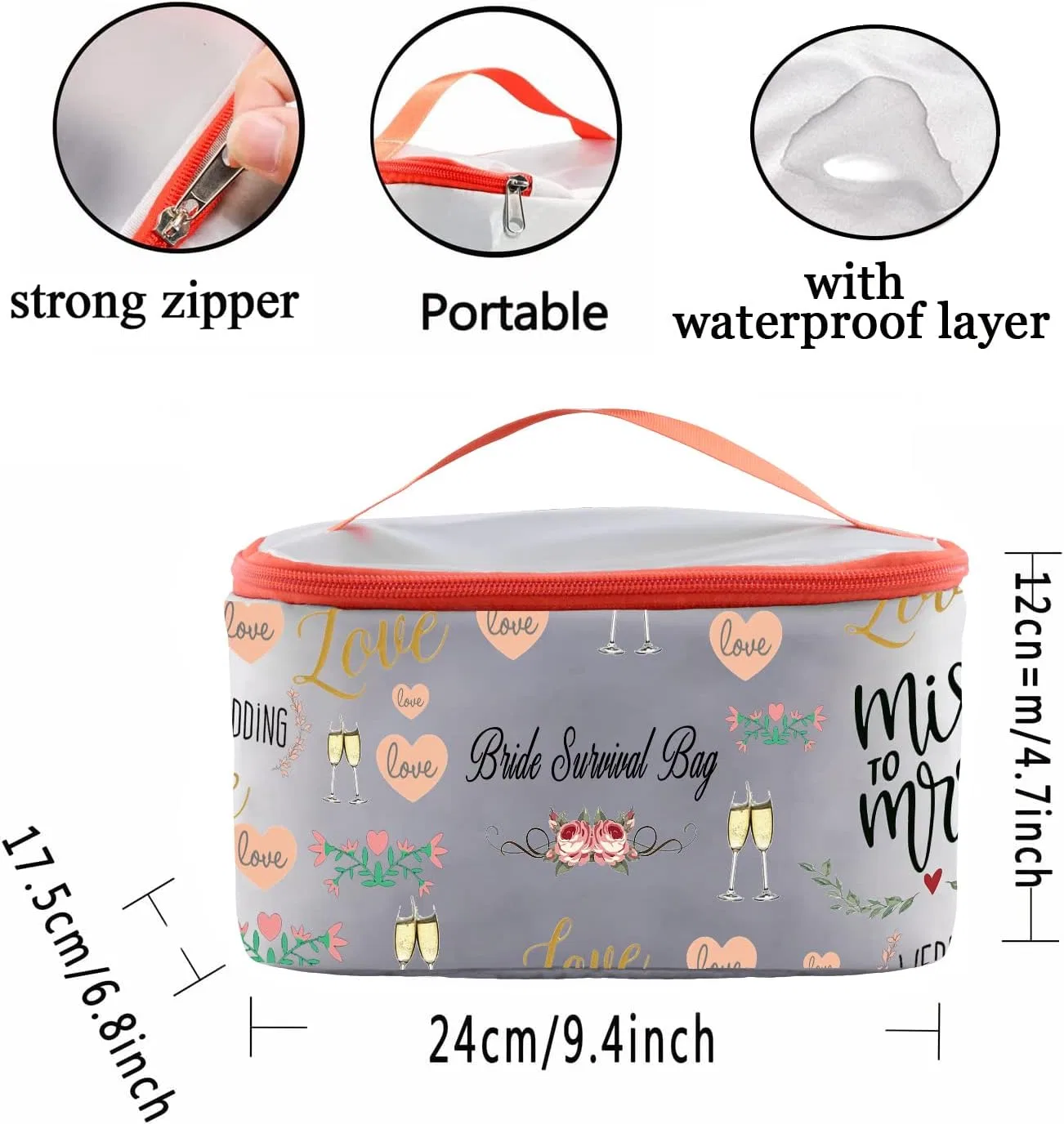 Косметичка PXTIDY «Miss to Mrs Wedding Emergency Kit» Pxtidy — фото 3
