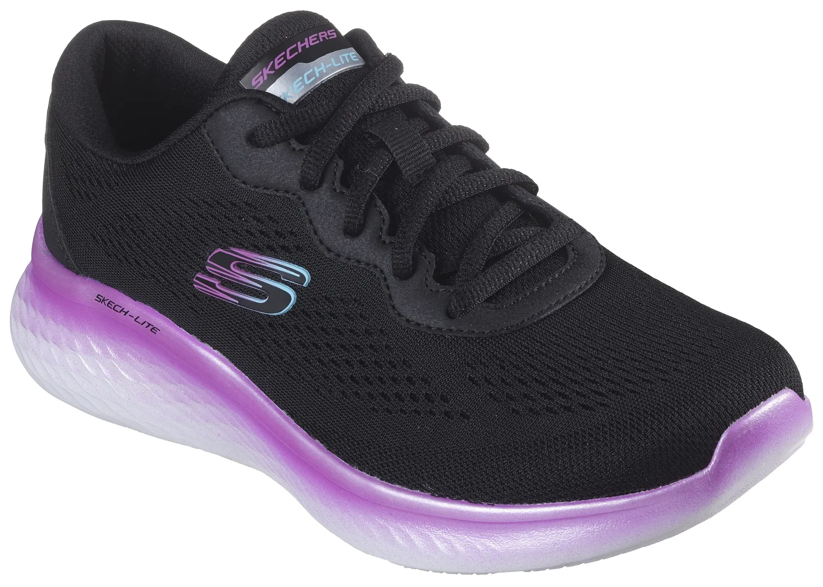 Кроссовки Skechers "SKECH-LITE PRO-STUNNING STEPS", с пеной с эффектом памяти с воздушным охлаждением, повседневная обувь, полуботинки, туфли на шнуровке, фиолетовый