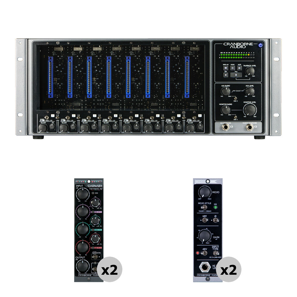 

Аудиоинтерфейс Cranborne Audio 500R8 USB Audio Interface and 8-Slot 500-Series