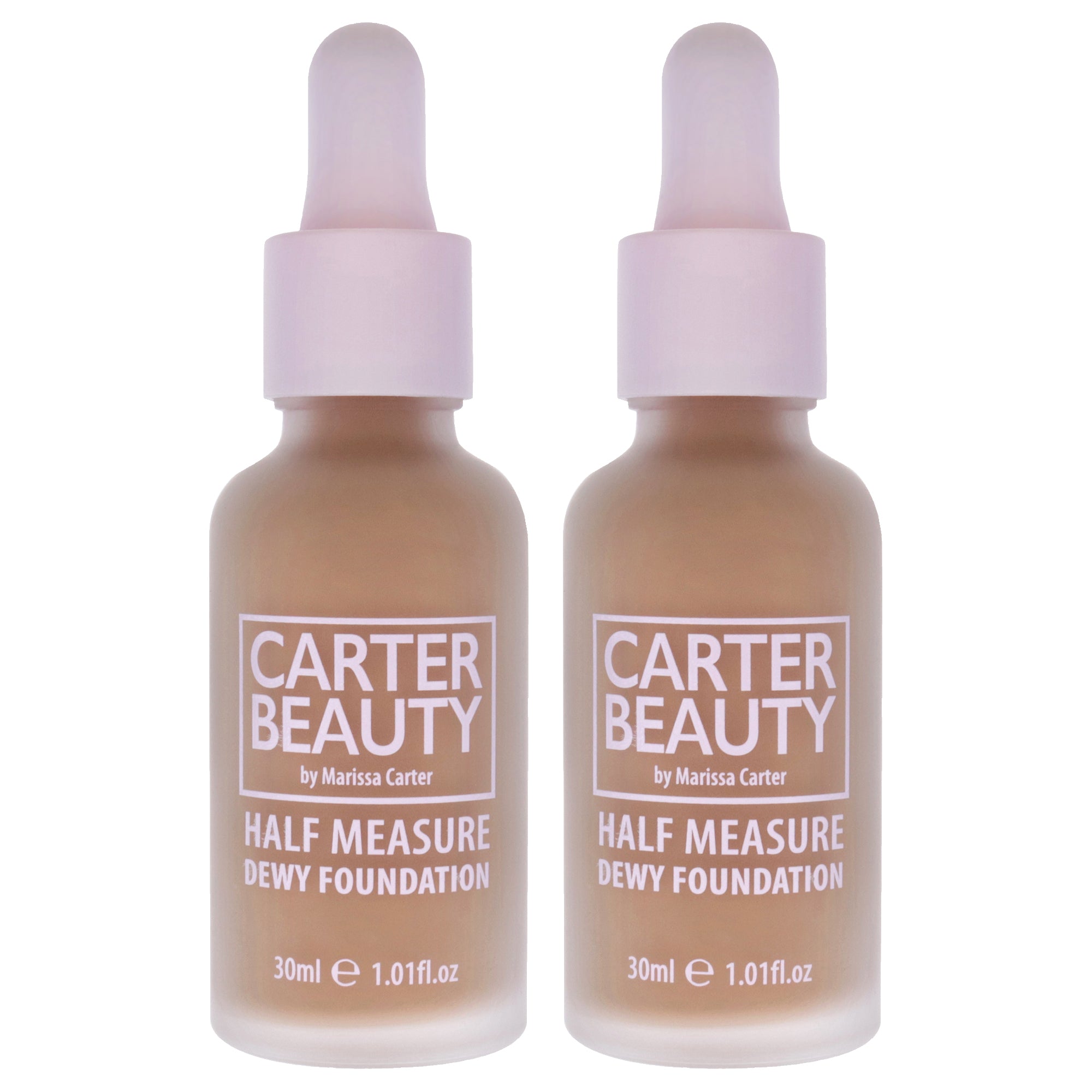 

Тональный крем Half Measure Dewy Foundation - Truffle от Carter Beauty для женщин - 30 мл - упаковка из 2 штук, прозрачный