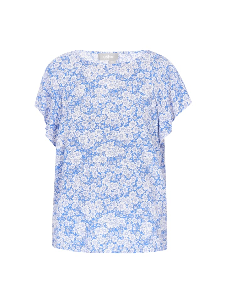 

Блузка Usha, цвет blue white