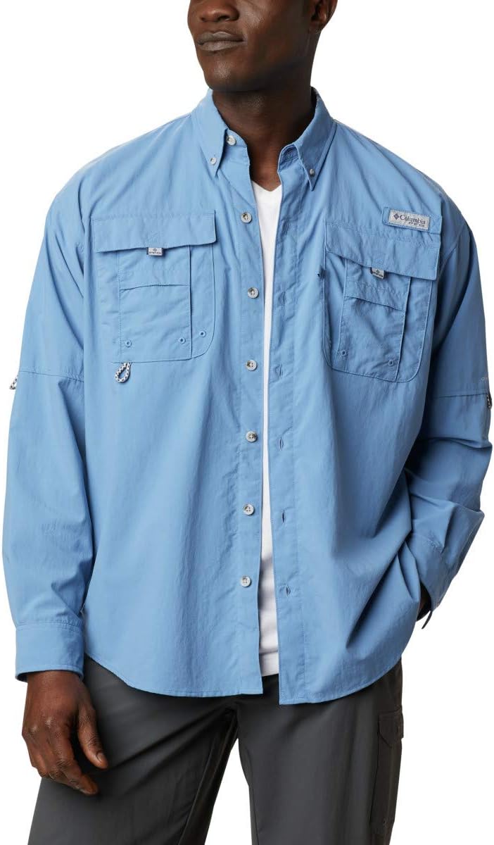 

Columbia Мужская рубашка PFG Bahama II с длинным рукавом, Skyler
