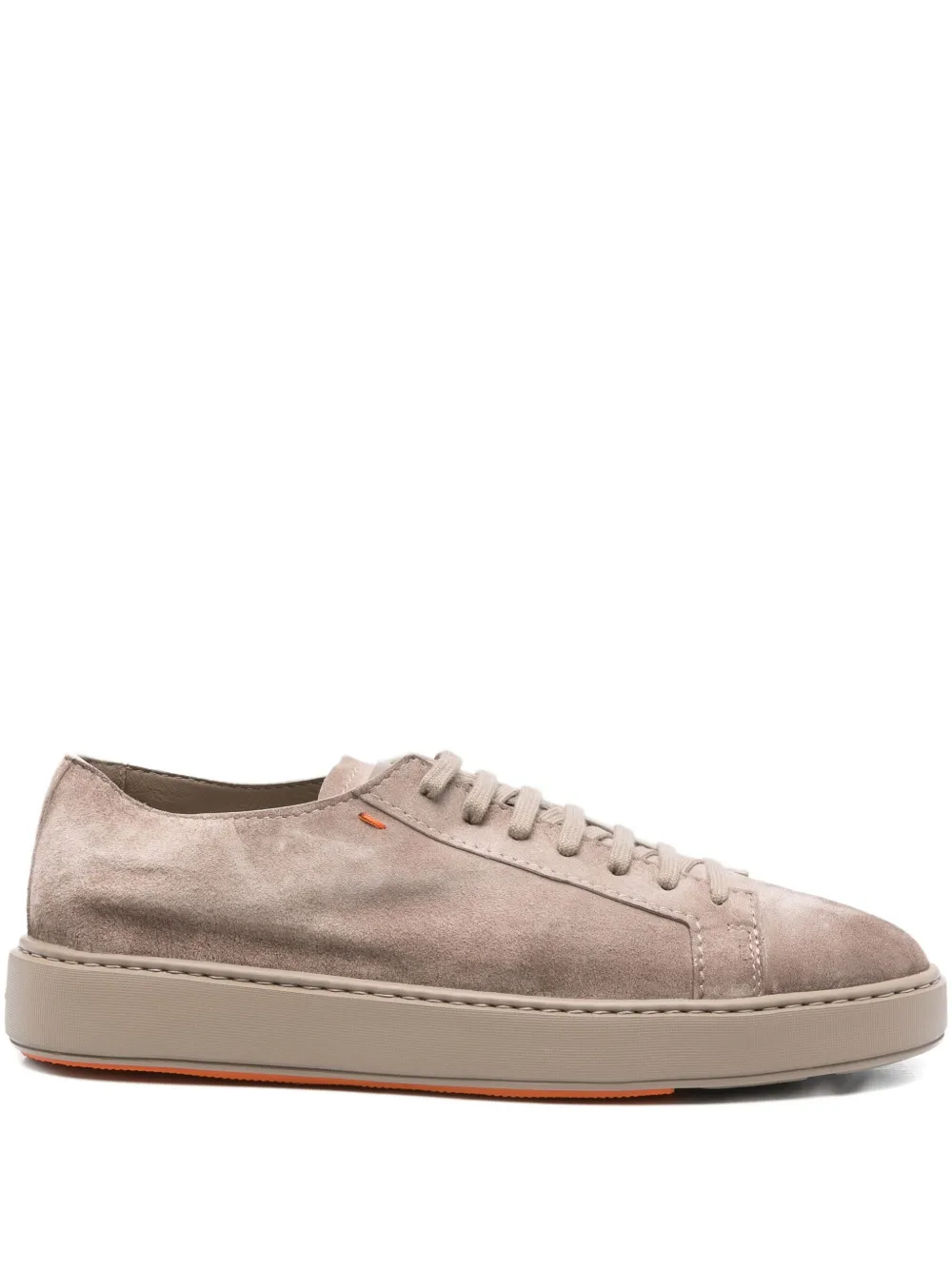 

Кеды на шнуровке Santoni, серый