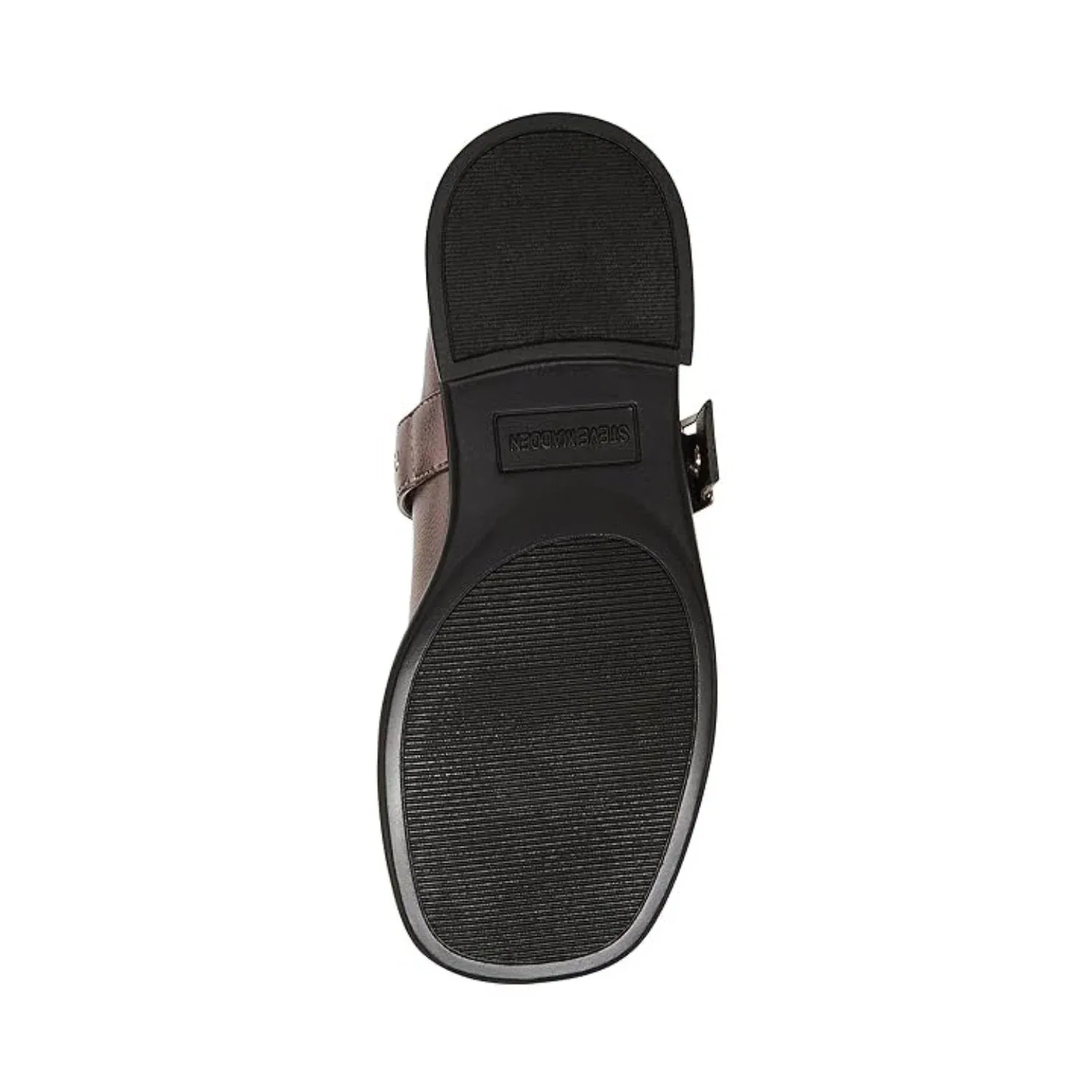 Детские балетки Steve Madden Bitsy Flat цвета олова с закругленным носком и регулируемым ремешком HTAT414 — фото 3
