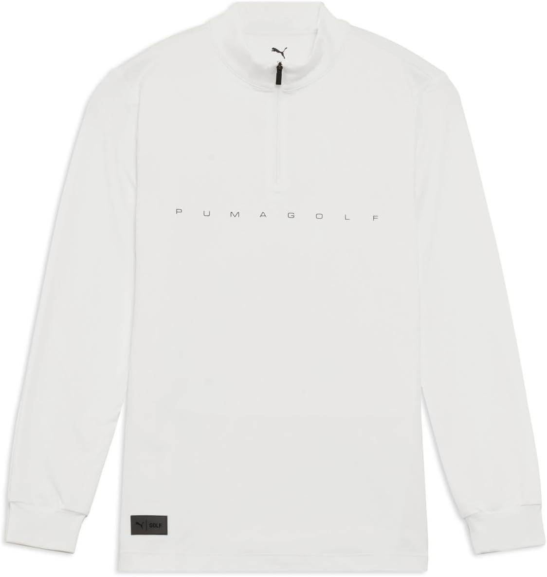 

Мужская рубашка для гольфа Puma PB с половинной молнией и длинными рукавами, белый