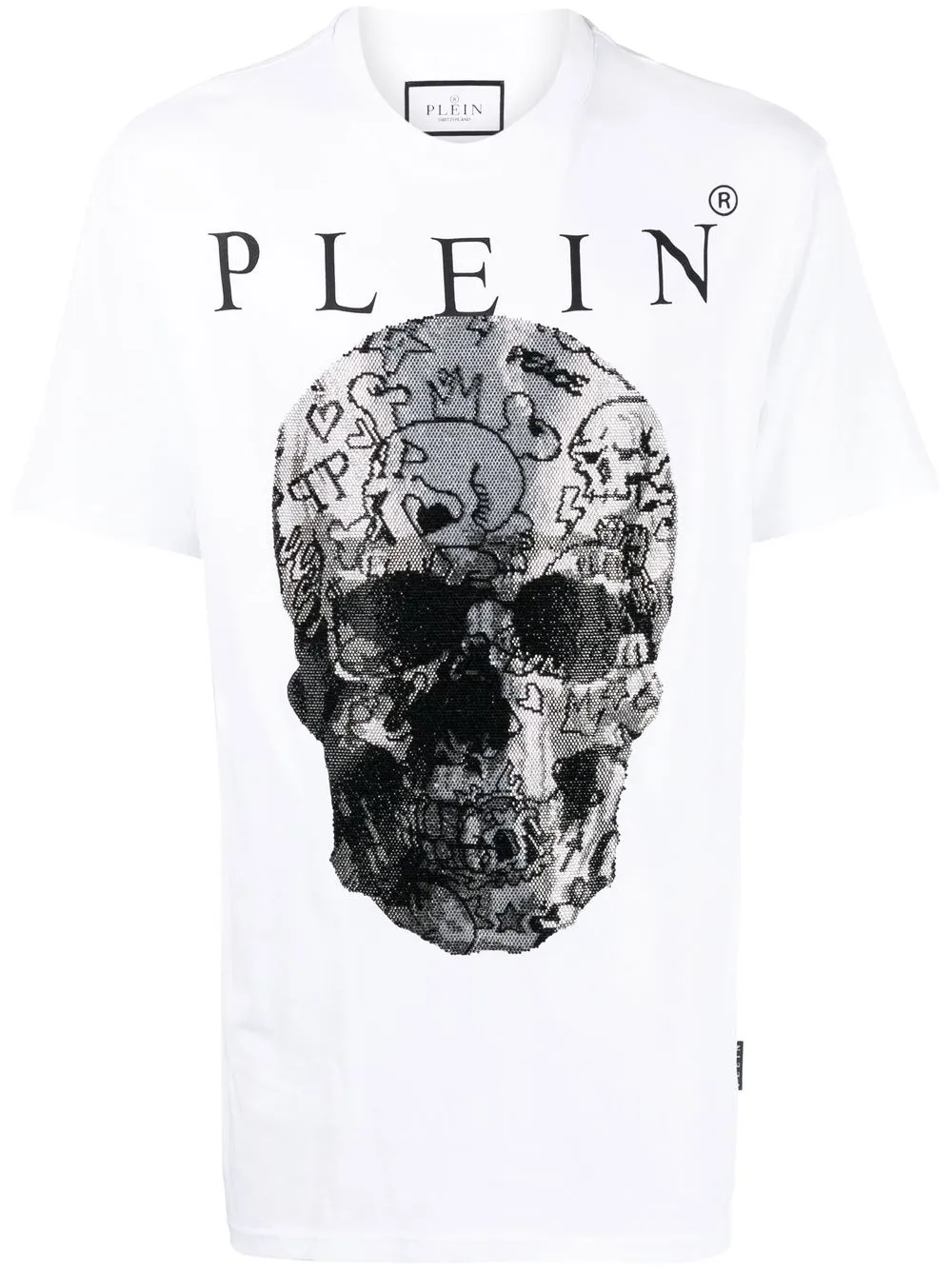

Футболка с принтом Skull Philipp Plein, белый