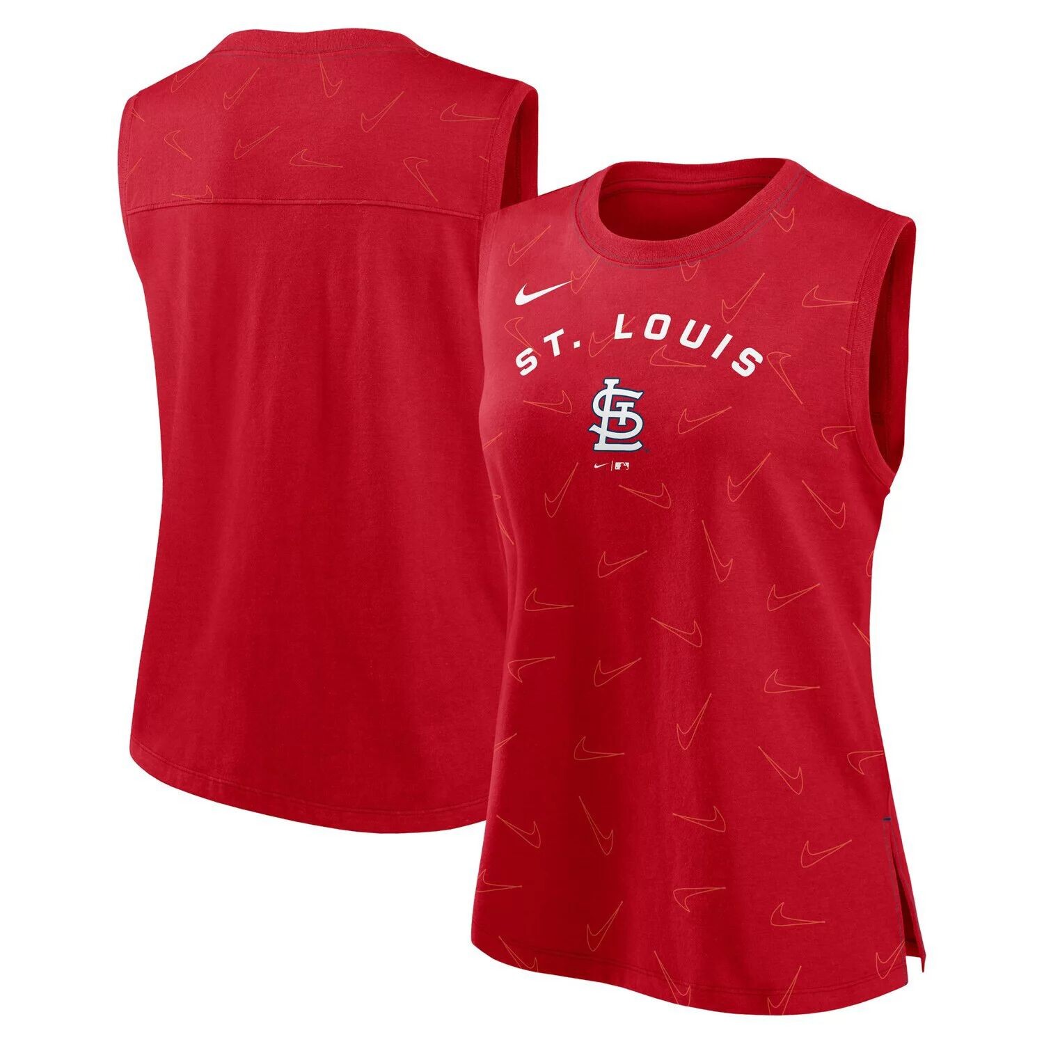 

Женская красная майка Nike St. Louis Cardinals Muscle Play Nike, Красный, Женская красная майка Nike St. Louis Cardinals Muscle Play Nike