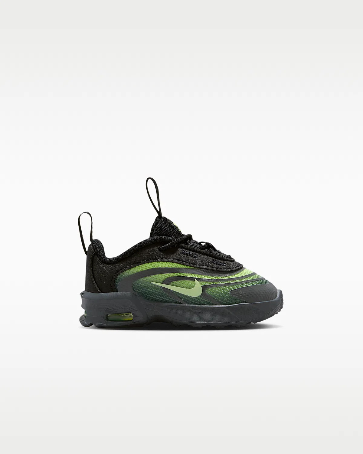 Кроссовки Nike Air Max Fire для малышей, Black/Iron Grey/Liquid Lime — фото 3