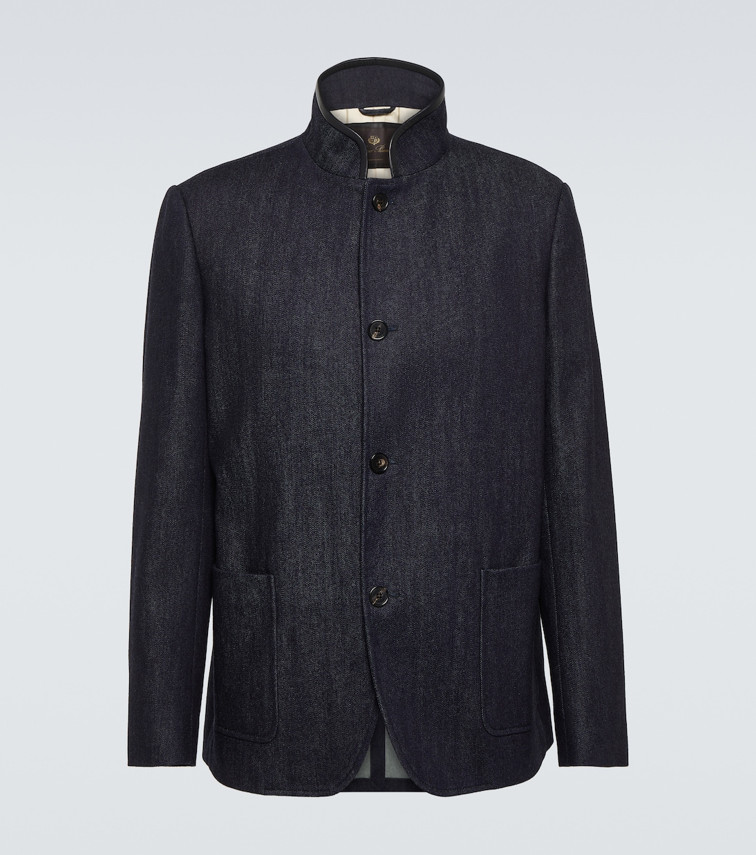 

Испанская куртка из хлопка и кашемира Loro Piana, Shadow Blue