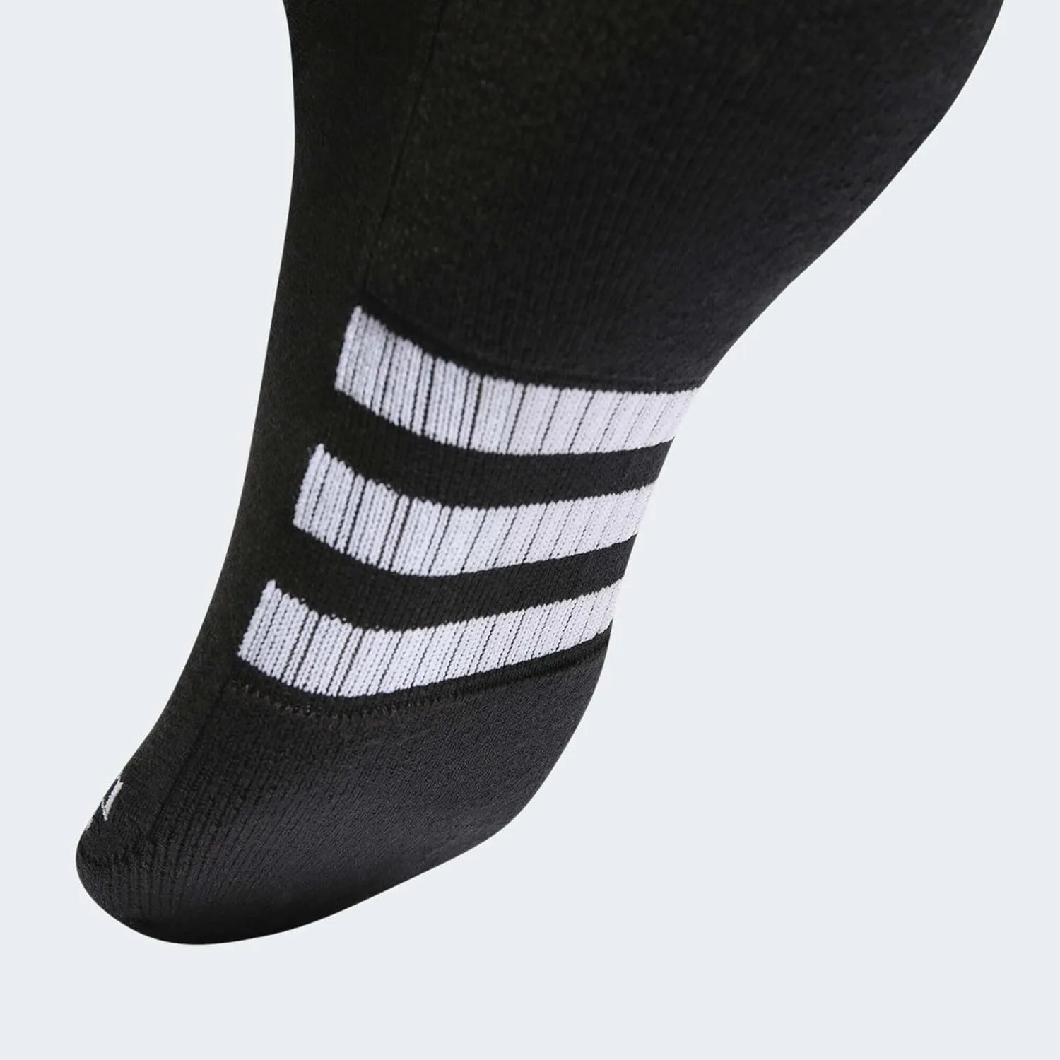 Комплект из 3 мужских носков Adidas Crew Socks - с амортизацией для тренировок, черный — фото 2