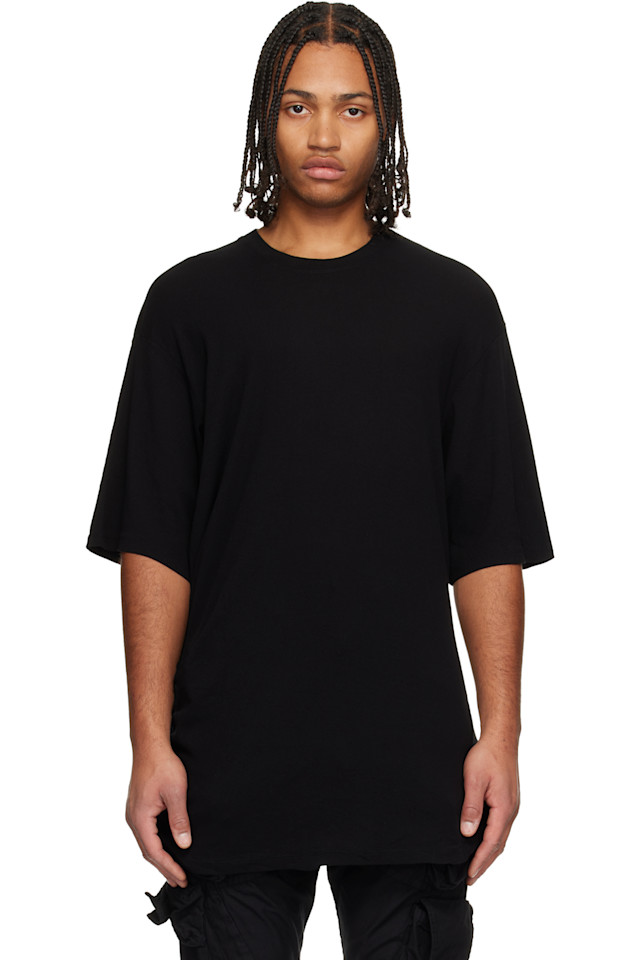 

Футболка с драпировкой «Европа» Julius, черный