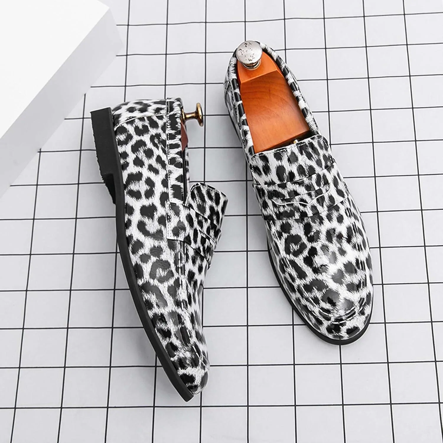 Лоферы мужские Loafers White — фото 3