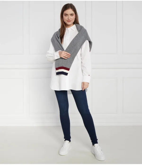Рубашка Оксфорд ls Oversize fit Tommy Hilfiger, белый — фото 2