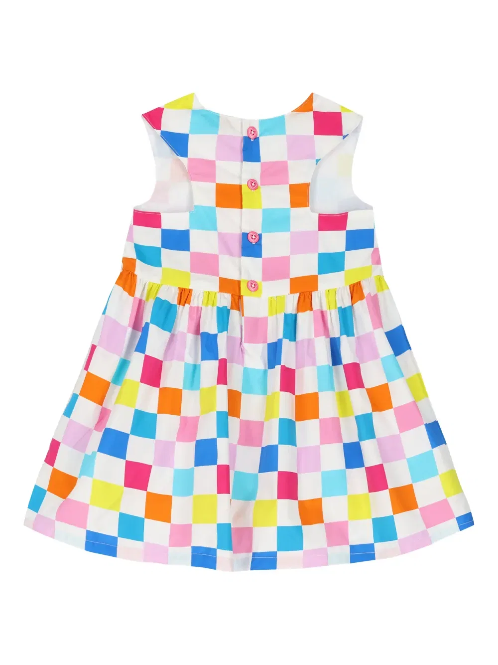 Клетчатое платье без рукавов Agatha Ruiz De La Prada, белый — фото 2