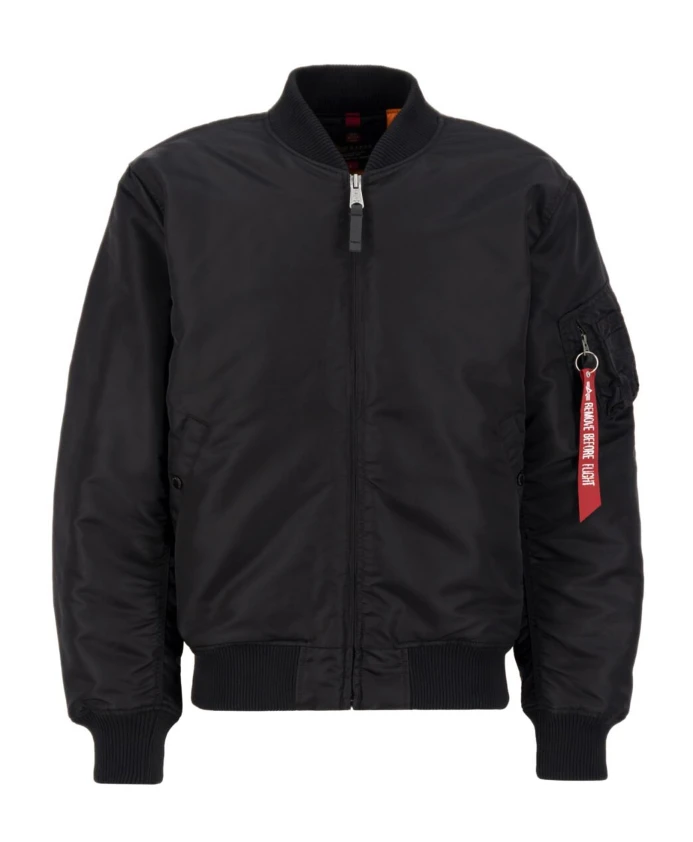 

Черная куртка-бомбер с вышивкой в виде дракона Alpha Industries, черный