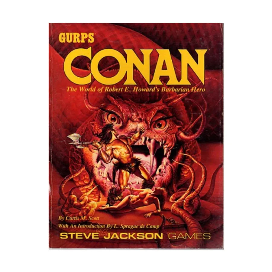 

Conan (1st Printing), GURPS (1st-3rd Edition) - Fictional Settings, мягкая обложка