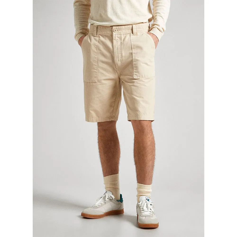 

Шорты Pepe Jeans Regular Fatigue Fit, бежевый