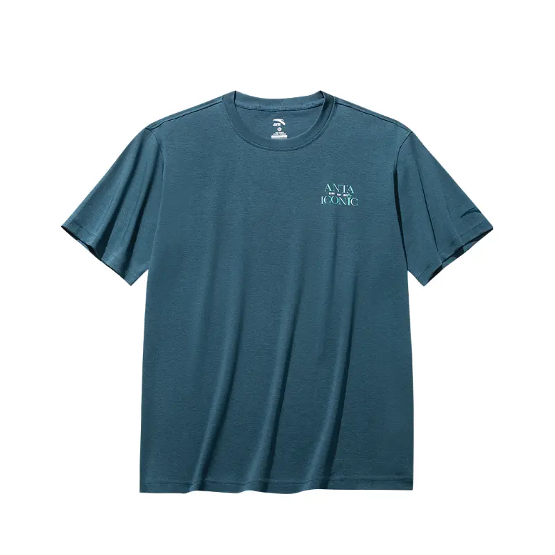 

ANTA Футболка Life Collection мужская темно-синяя, Синий, ANTA Футболка Life Collection мужская темно-синяя