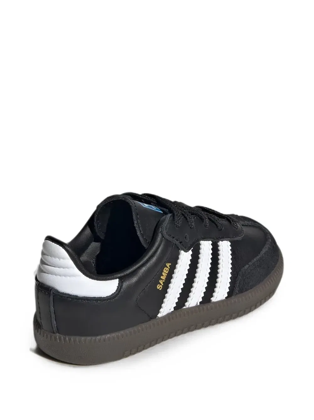Кроссовки Samba OG EL I Stripes Adidas Kids, черный — фото 3