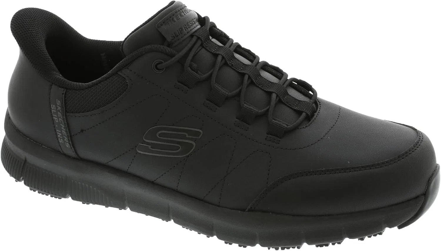 Мужские туфли Skechers Nampa-Knotly Bungee Athletic Sr Food, Black — фото 2