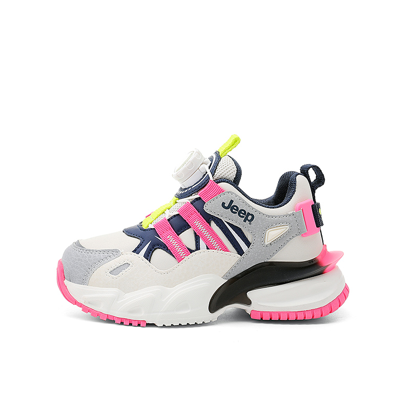 

Детские беговые кроссовки beige pink blue kids' Jeep, бежевый/розовый/синий