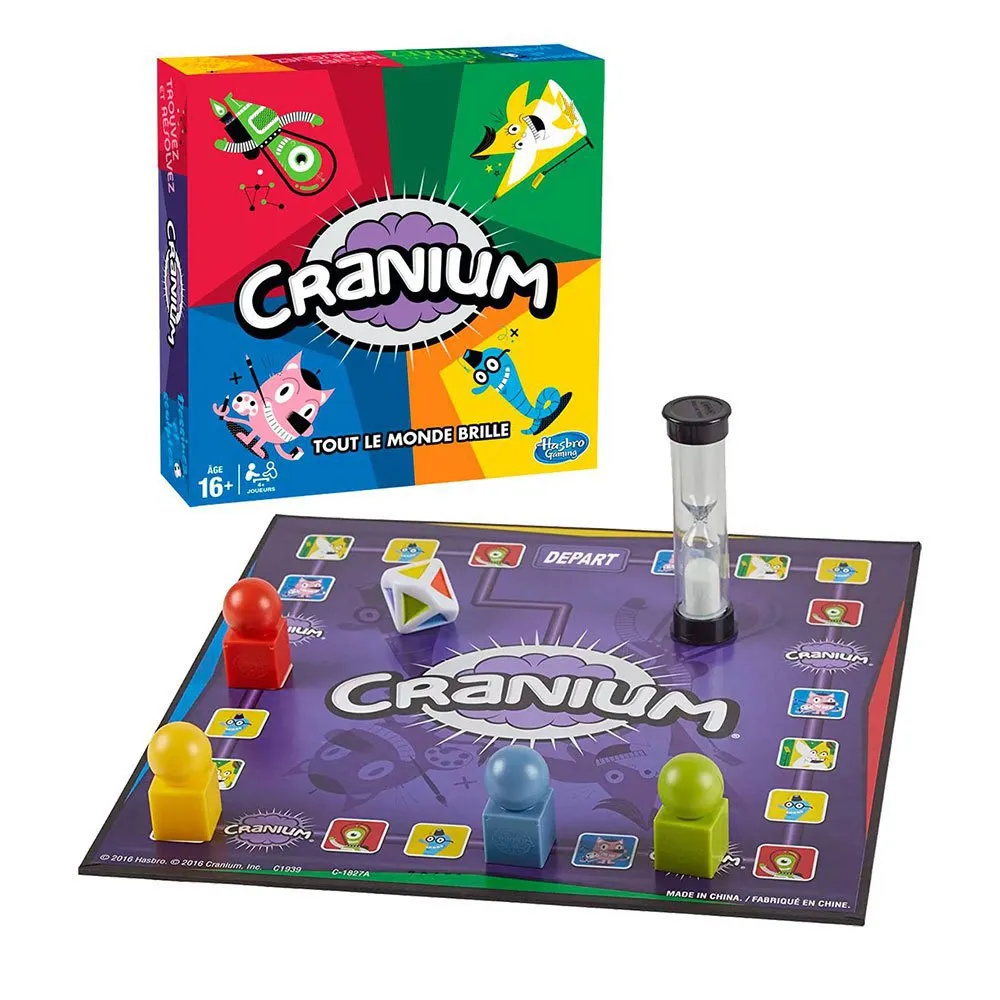 

Настольная игра Hasbro Cranium Game на французском языке, прозрачный
