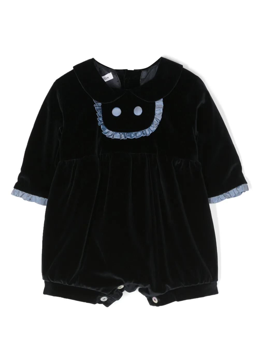 

Бархатный комбинезон с оборками JESURUM BABY, синий