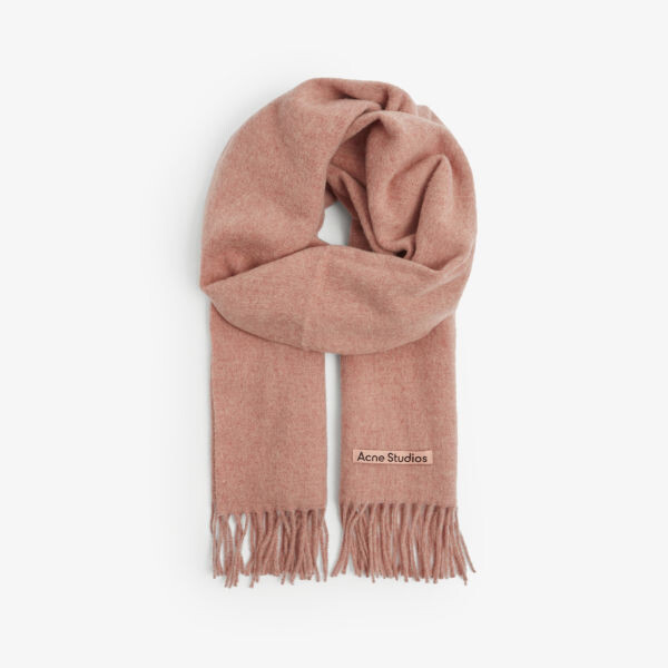 

Узкий шерстяной шарф Canada Acne Studios, розовый