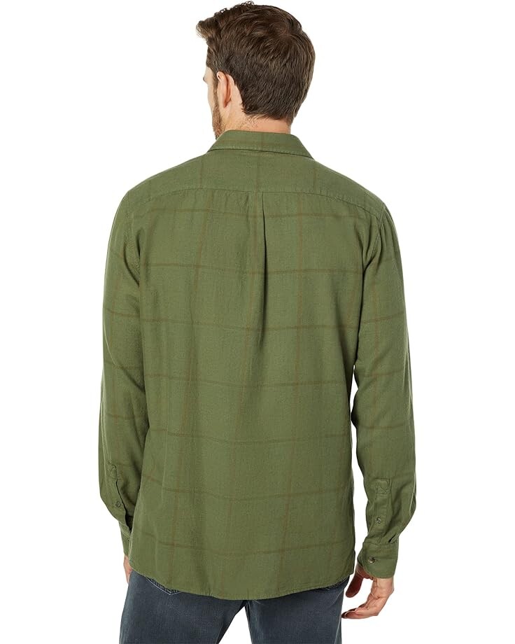 

Рубашка 7 For All Mankind Overdye Check Button-Down Shirt, цвет Army