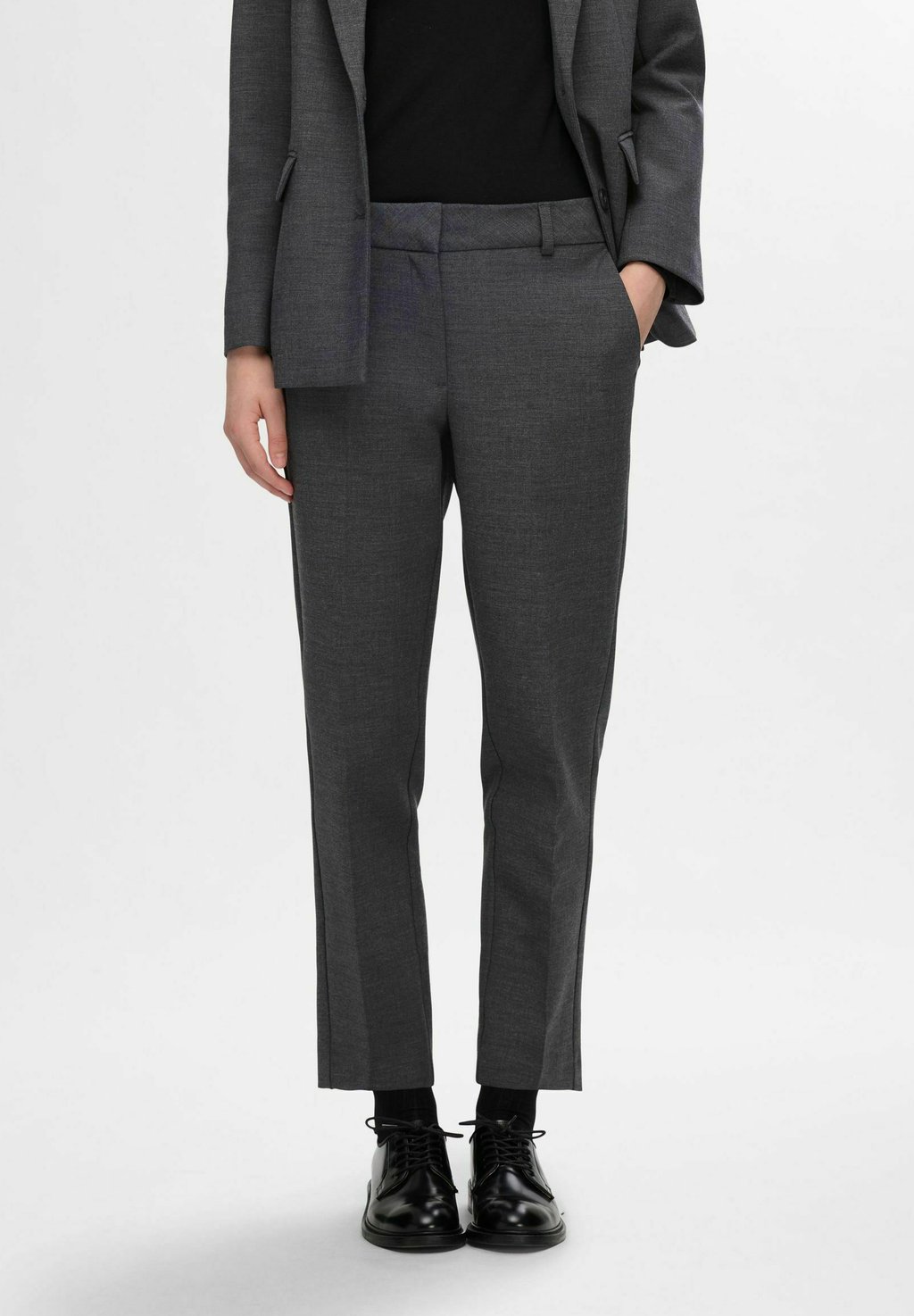 

Чиносы TAPERED Selected Femme, бежевый