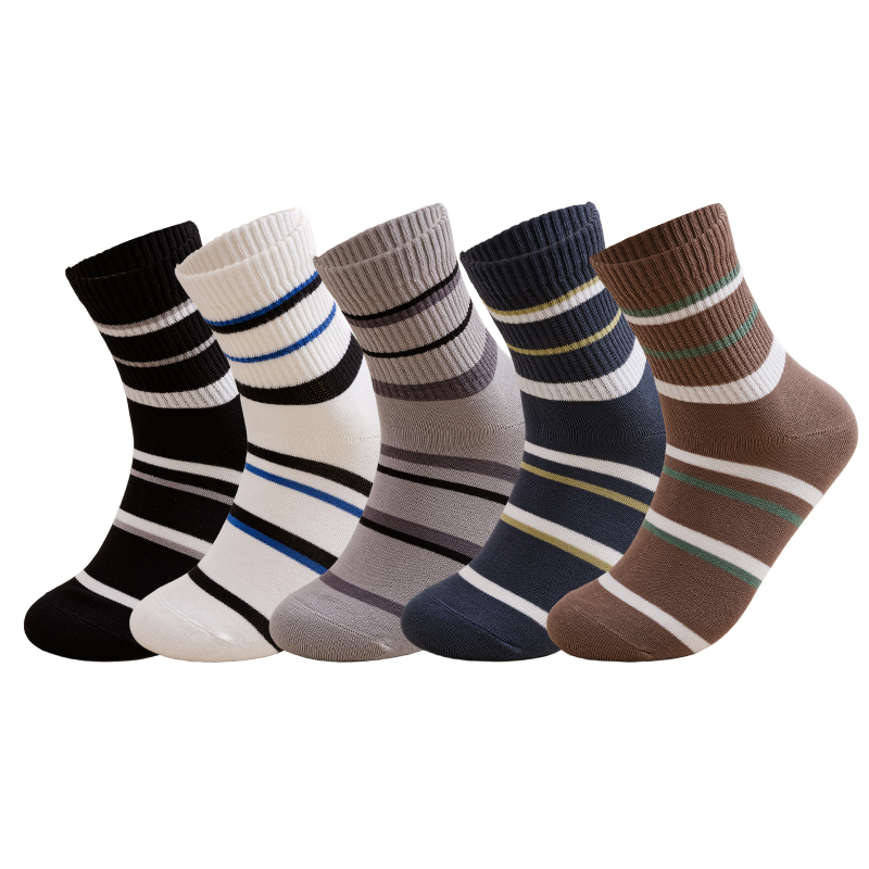 

Мужские носки Mid Calf Jeep, черный+белый+светло-серый+серый синий+хаки