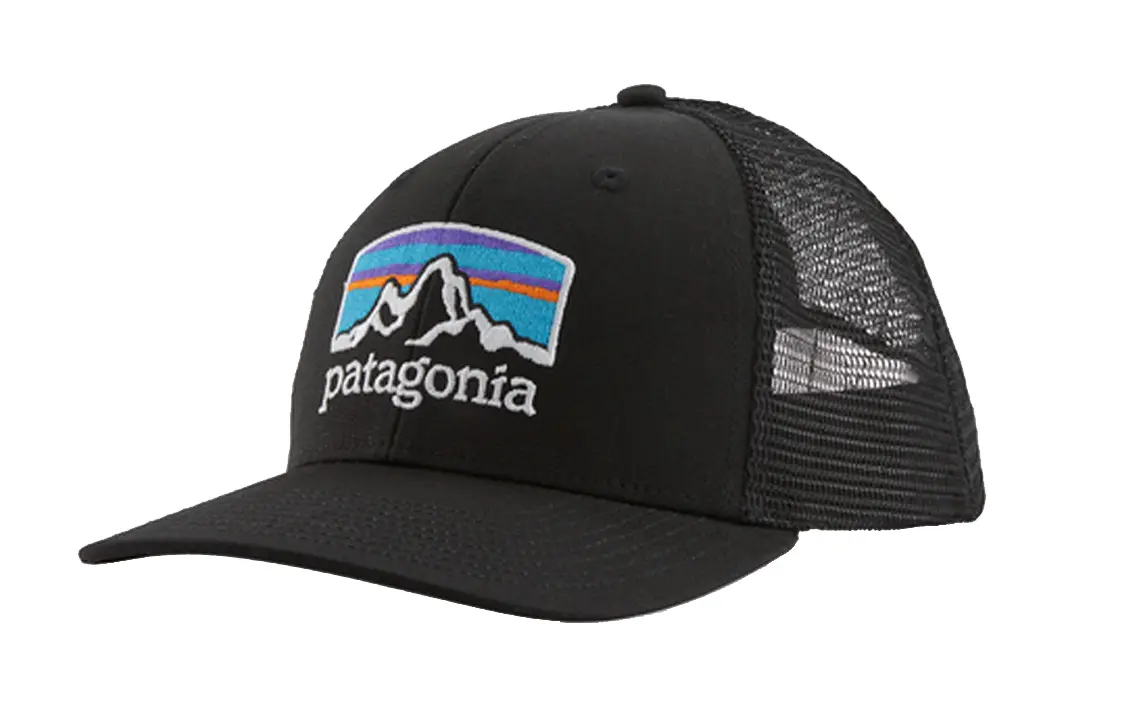 

Patagonia Хлопковая бейсболка унисекс желтая, BLACK