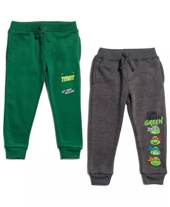 

Комплект из 2 флисовых спортивных штанов для мальчиков Leonardo Michelangelo Raphael Teenage Mutant Ninja Turtles, мультиколор